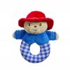 Rainbow Plush Rattle Paddington Blue